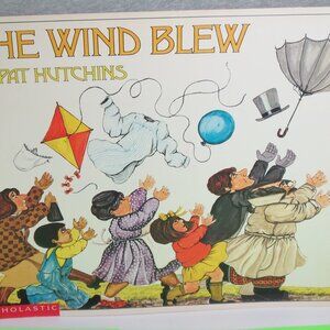 The Wind Blew Children's "Big Book" First Scholastic Printing 1993